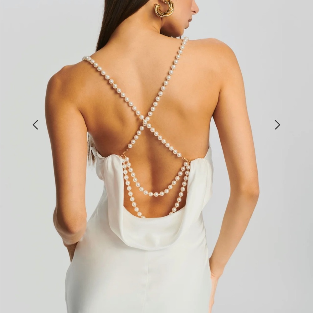 ELECTRA DRESS RETROFETE DRESS WHITE